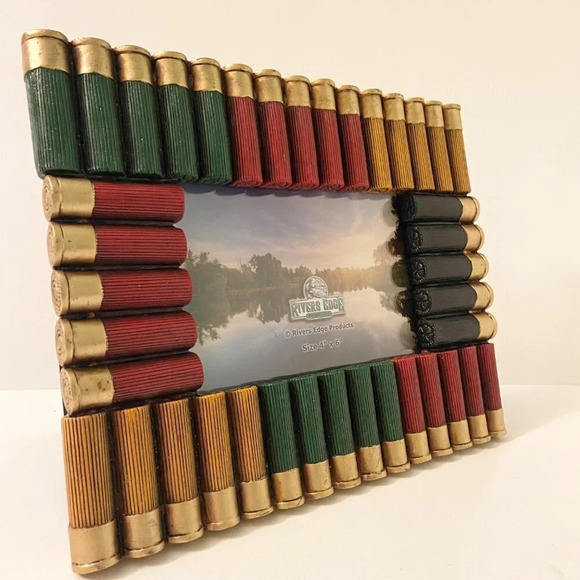 2016 Rivers Edge Products Shot Shell Picture Frame 4 Inch x 6 Inch - Picture 7 of 8